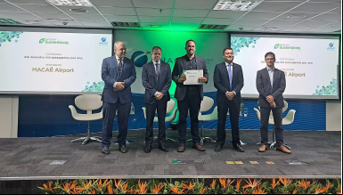Aeroportos de Macaé e Florianópolis, istrados pela Zurich Airport Brasil, conquistam o primeiro lugar no Prêmio Aeroportos Sustentáveis da ANAC
